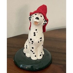 Byers Choice Caroler Animal Series Dalmation Christmas Fireman Puppy Dog‎